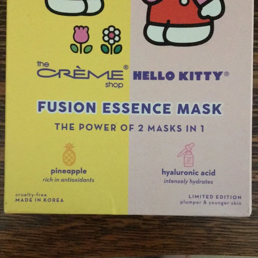 The Crème Shop Hello Kitty Limited Edition Fusion Essence Mask set of 3